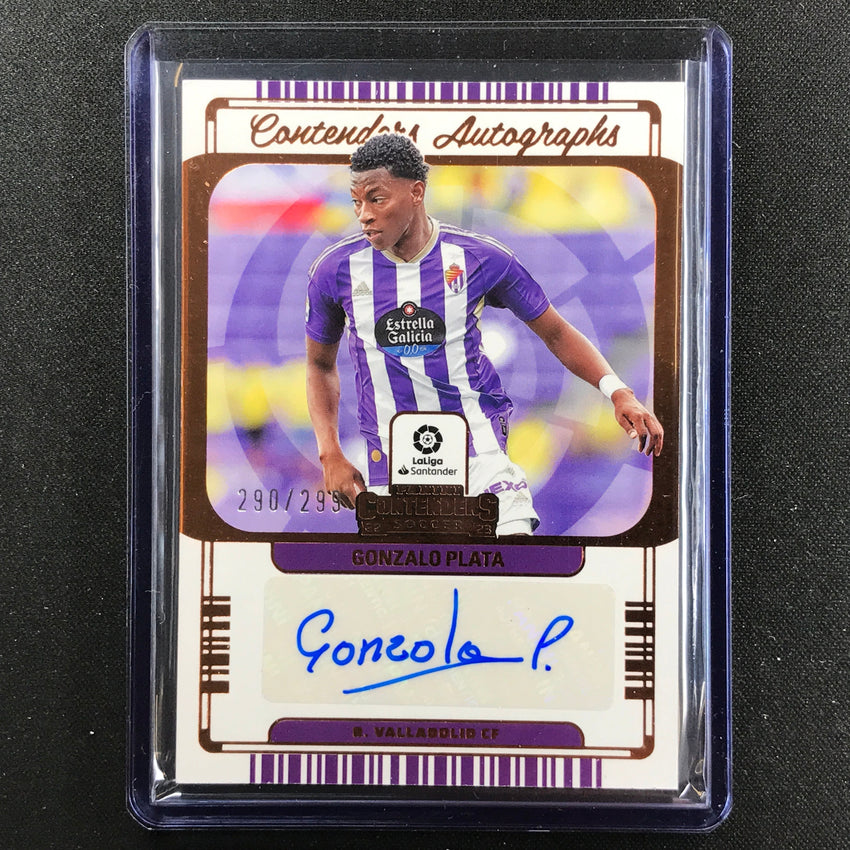 2022-23 Chronicles La Liga Gonzalo Plata Contenders Auto Bronze 290/299