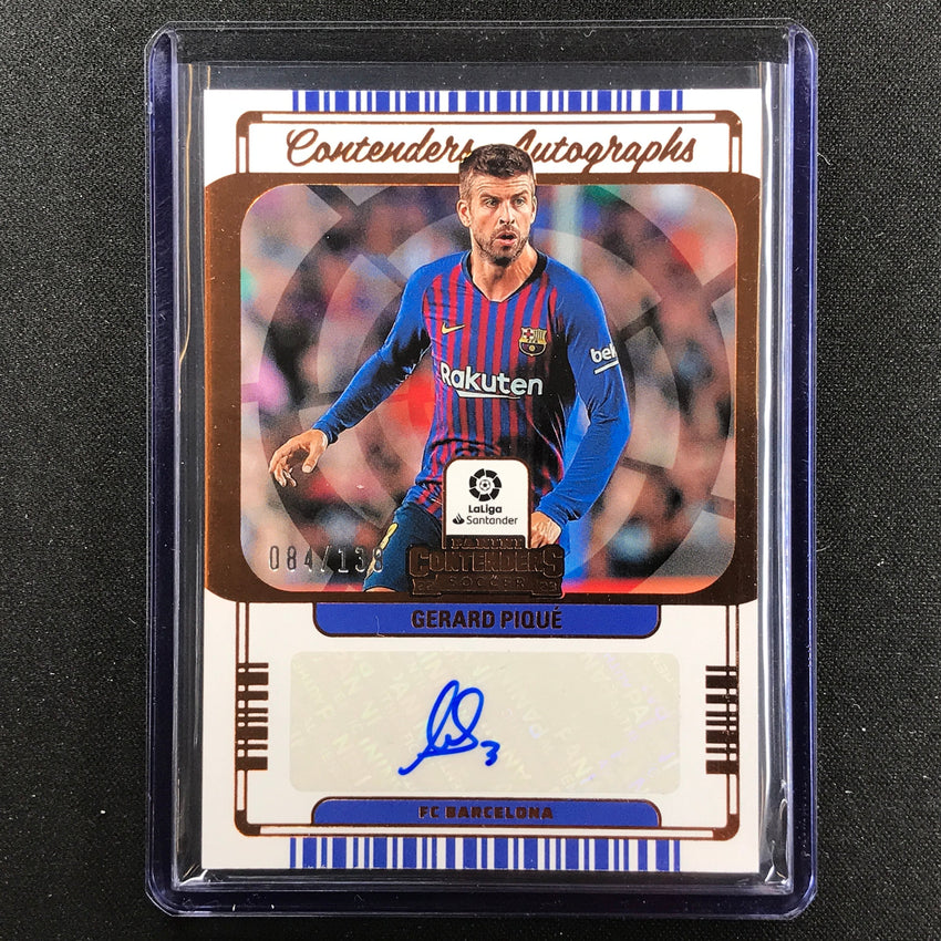 2022-23 Chronicles La Liga Gerard Pique Contenders Auto Bronze 84/139