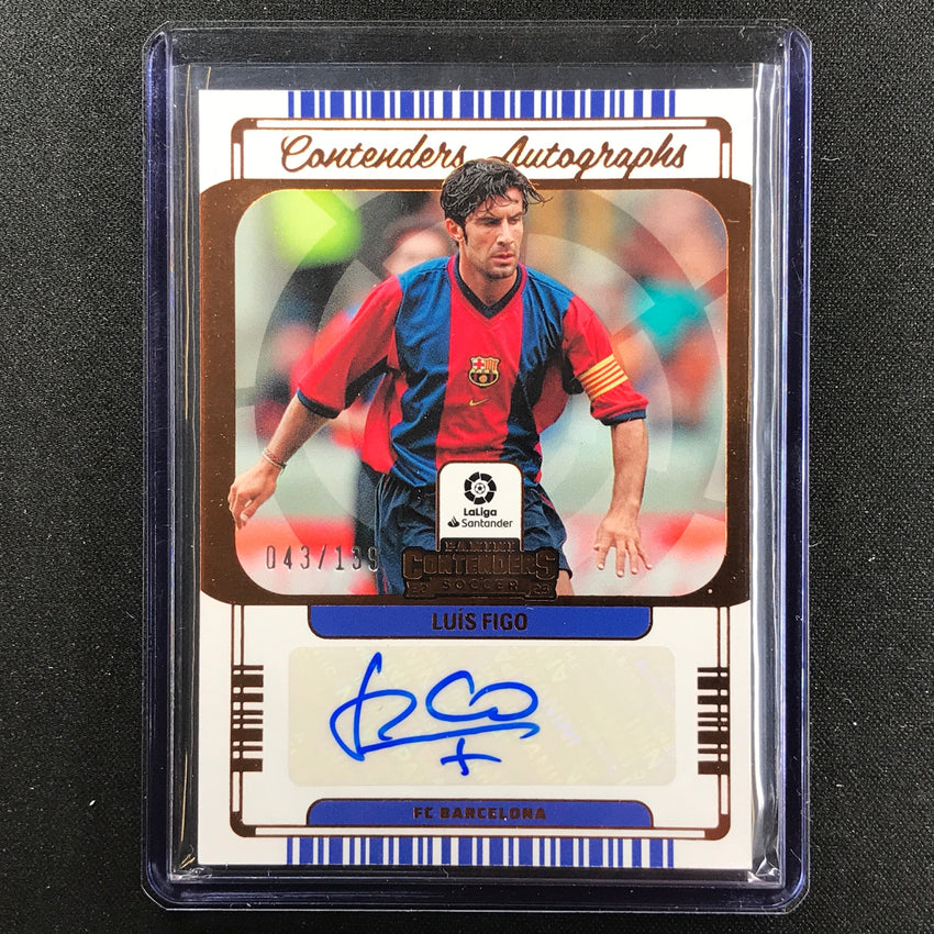 2022-23 Chronicles La Liga Luis Figo Contenders Auto Bronze 43/139