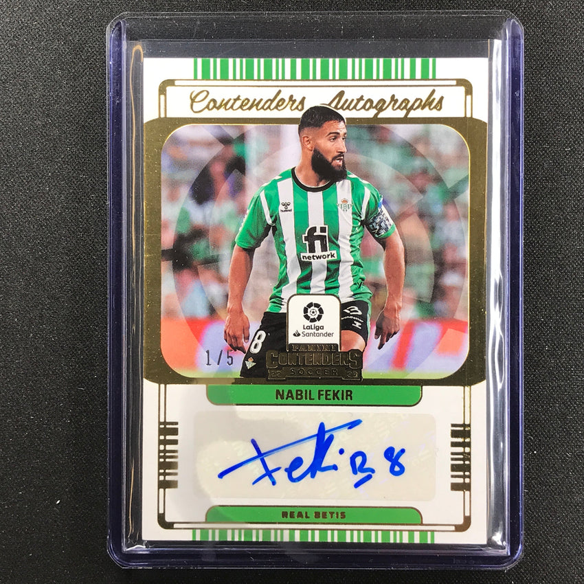2022-23 Chronicles La Liga Nabil Fekir Contenders Auto Gold 1/5