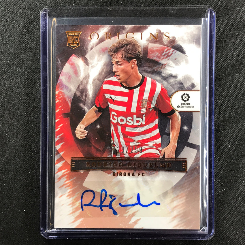 2022-23 Chronicles La Liga Rodrigo Riquelme Origins Rookie Auto Bronze 229/299