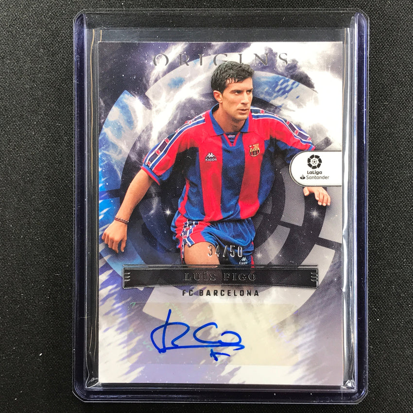 2022-23 Chronicles La Liga Luis Figo Origins Auto Silver 34/50