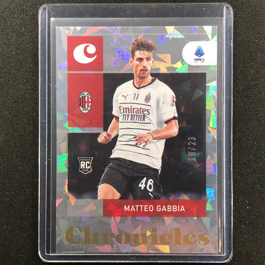 2022-23 Chronicles Serie A Matteo Gabbia Base Set Chronicles Rookie Ice 18/23