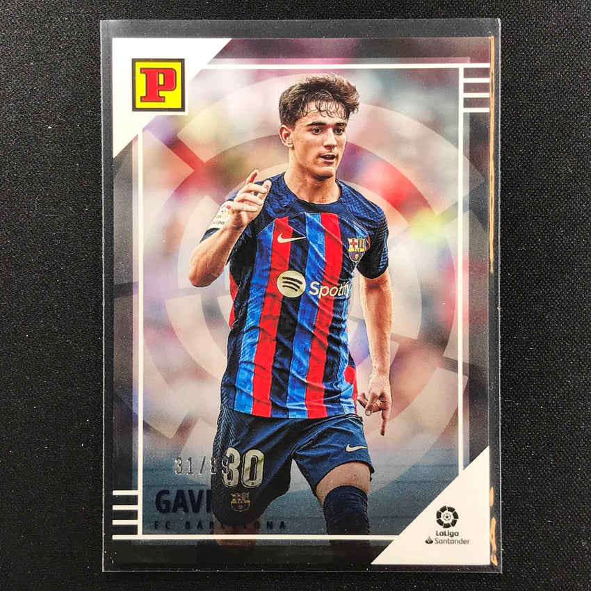 2022-23 Chronicles La Liga Gavi Base Set Panini Blue 31/99