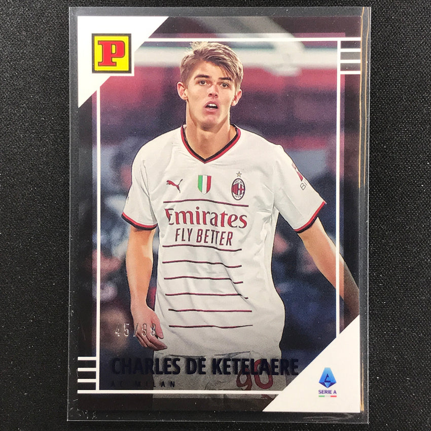 2022-23 Chronicles Serie A Charles De Ketelaere Base Set Panini Blue 45/99