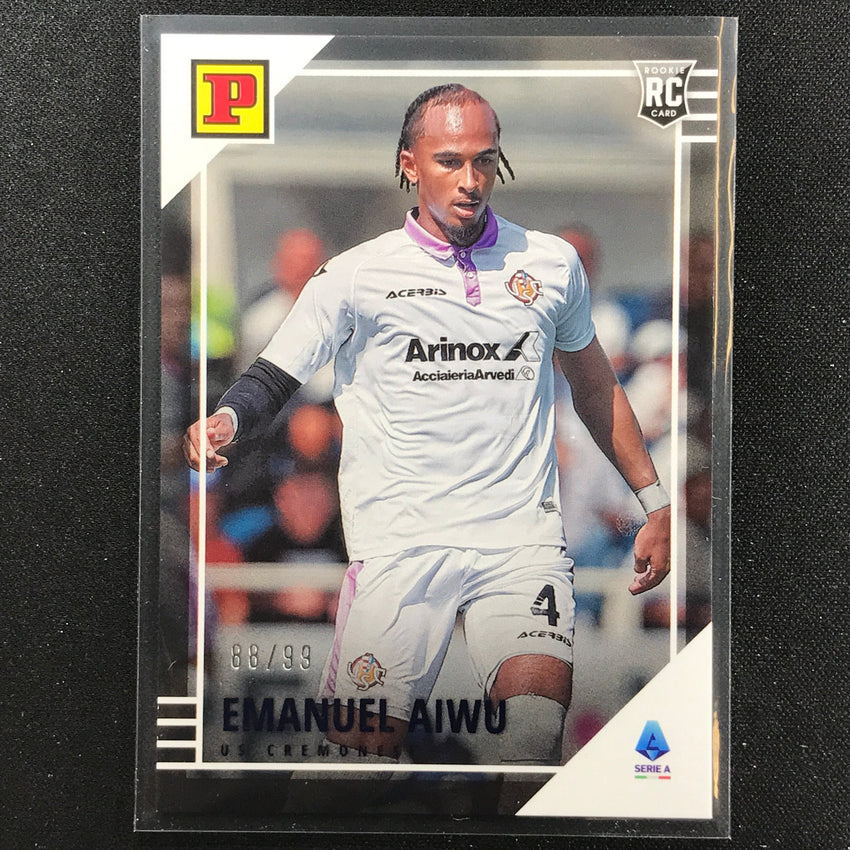 2022-23 Chronicles Serie A Emanuel Aiwu Base Set Panini Rookie Blue 88/99