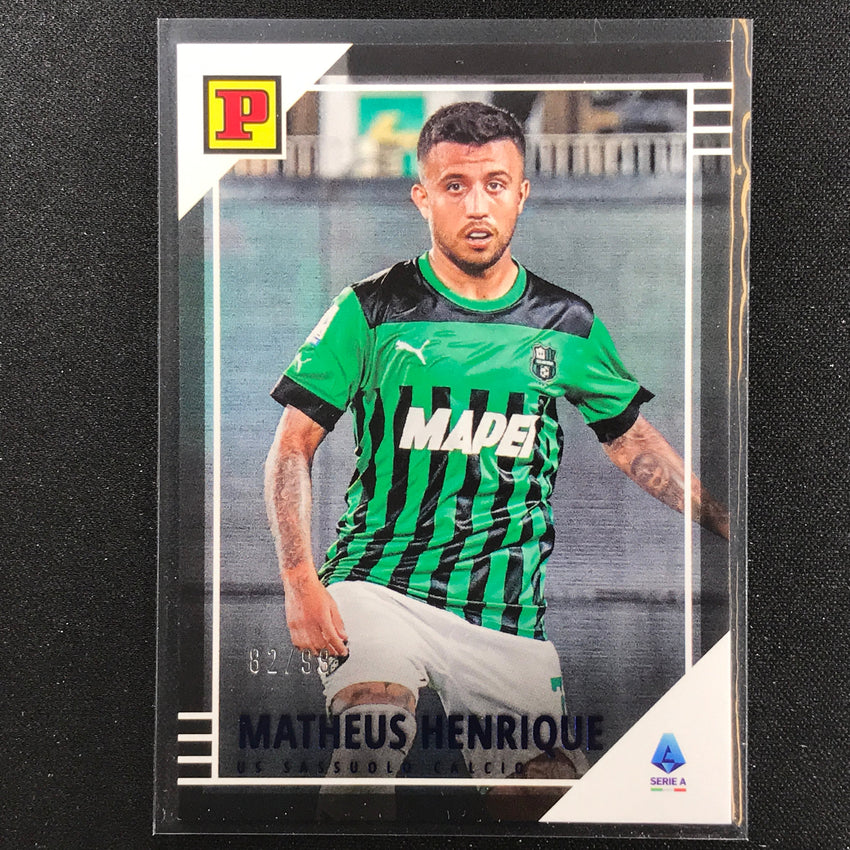 2022-23 Chronicles Serie A Matheus Henrique Base Set Panini Blue 82/99