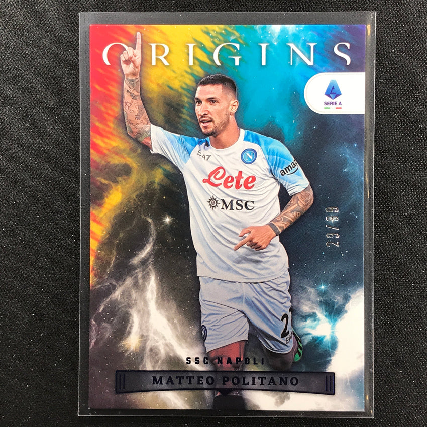 2022-23 Chronicles Serie A Matteo Politano Origins Blue 29/99