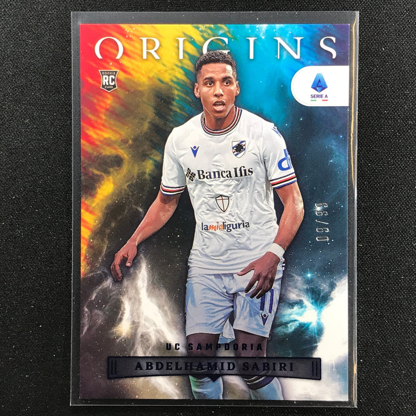 2022-23 Chronicles Serie A Abdelhamid Sabiri Origins Rookie Blue 9/99
