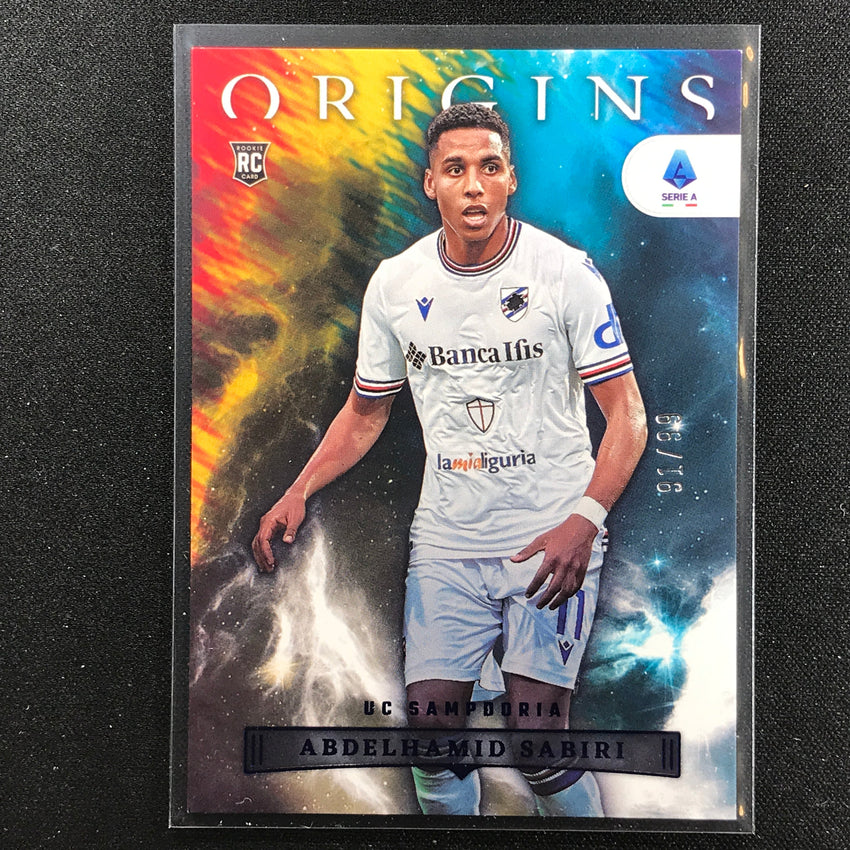 2022-23 Chronicles Serie A Abdelhamid Sabiri Origins Rookie Blue 91/99