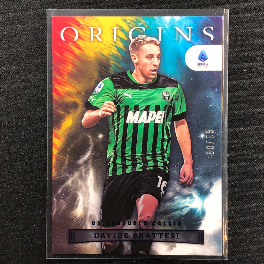 2022-23 Chronicles Serie A Davide Frattesi Origins Blue 80/99