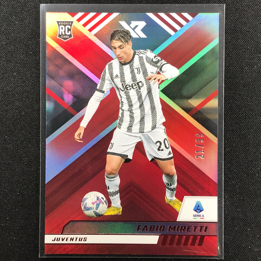 2022-23 Chronicles Serie A Fabio Miretti Xr Rookie Red 21/99