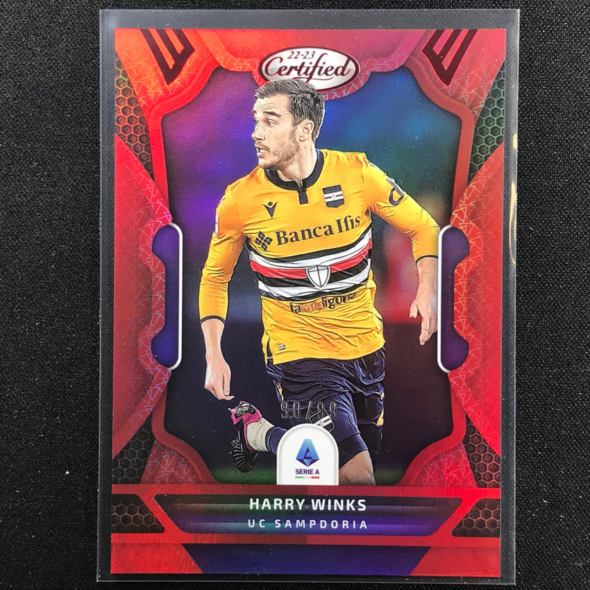 2022-23 Chronicles Serie A Harry Winks Certified Red 90/99