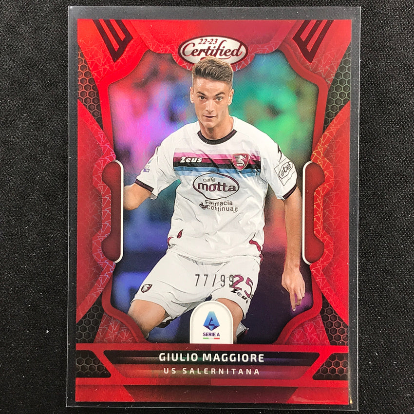 2022-23 Chronicles Serie A Guilo Maggiore Certified Red 77/99