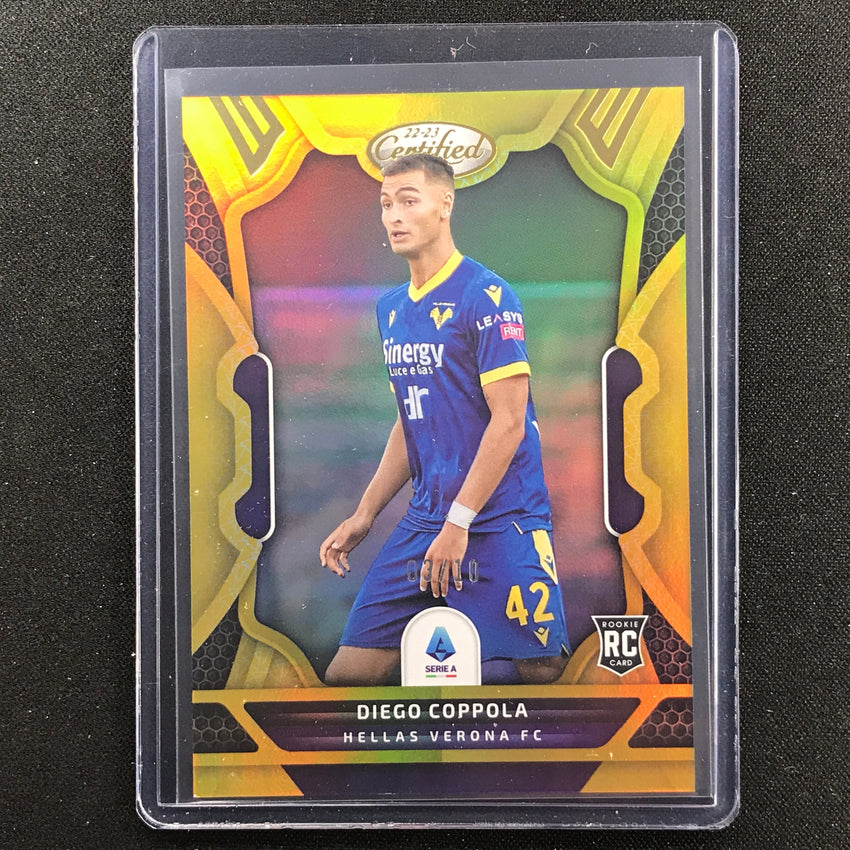 2022-23 Chronicles Serie A Diego Coppola Certified Rookie Gold 3/10