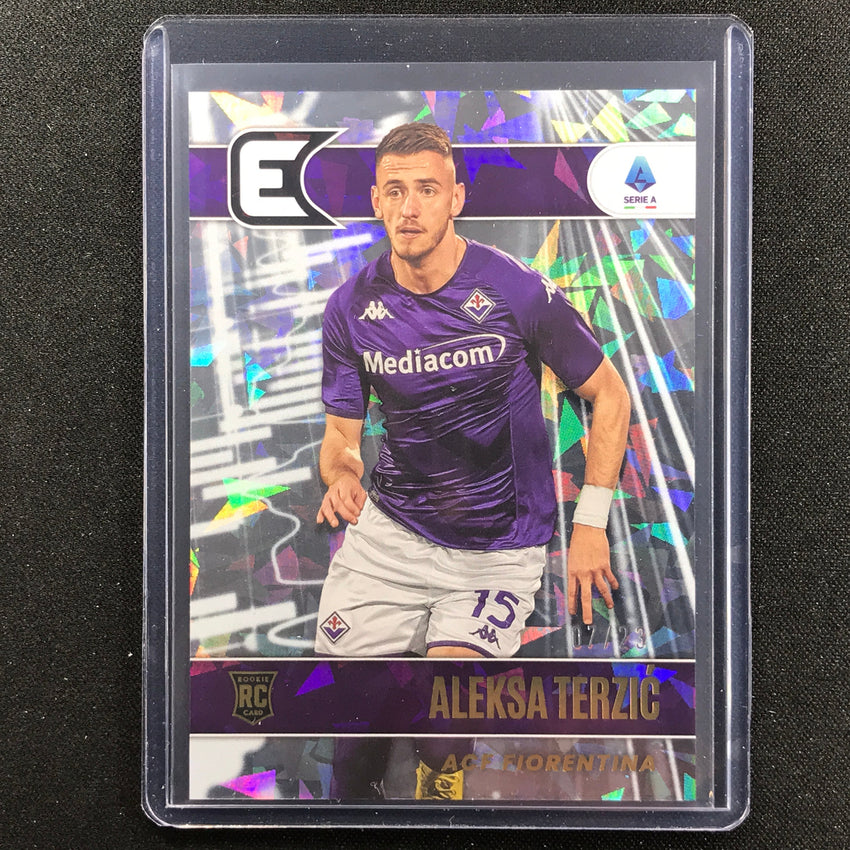 2022-23 Chronicles Serie A Aleksa Terzic Essentials Rookie Cracked Ice 7/23