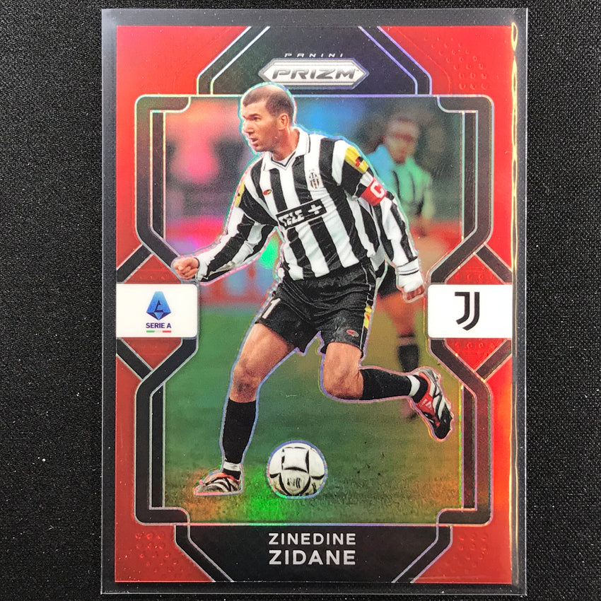 2022-23 Chronicles Serie A Zinedine Zidane Prizm Red 30/99