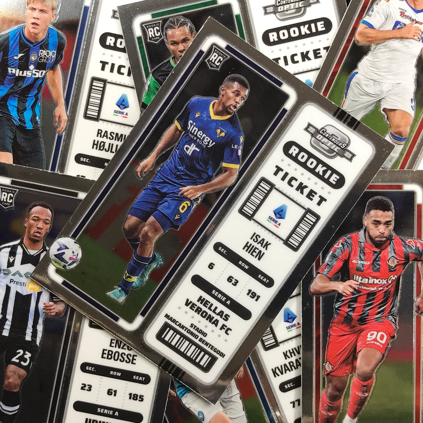 2022-23 Chronicles Serie A Khvicha Kvaratskhelia Contender Optic Rookie Base 296