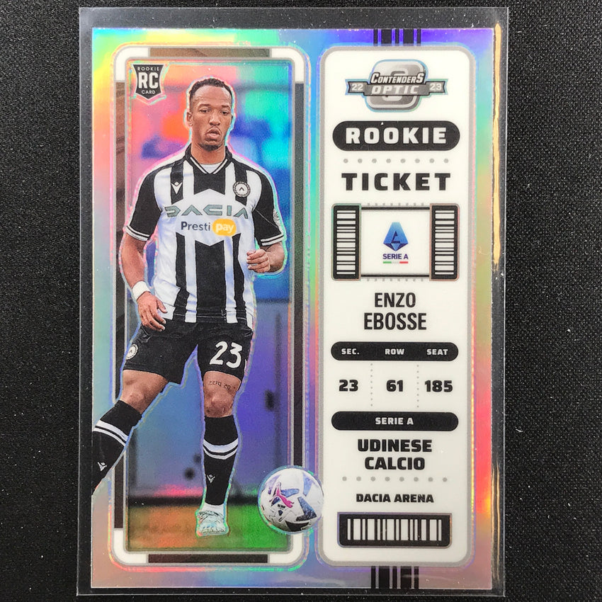 2022-23 Chronicles Serie A Enzo Ebosse Contenders Optic Rookie Silver No 297