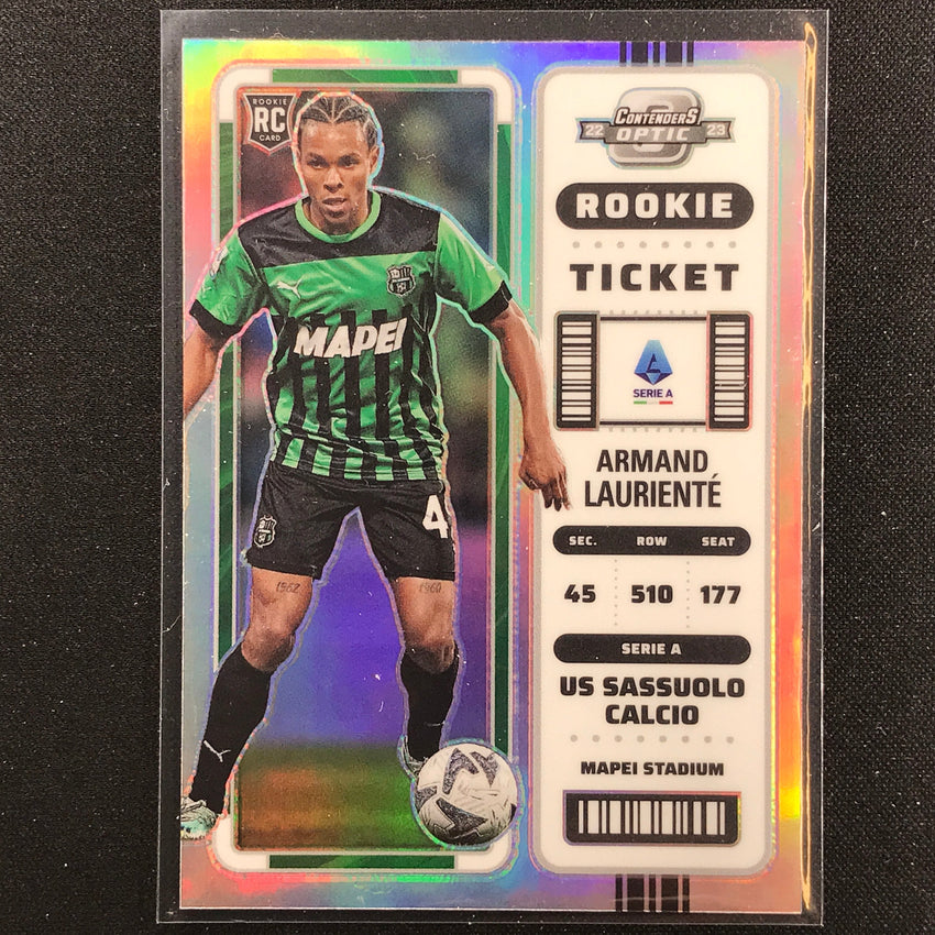 2022-23 Chronicles Serie A Armand Lauriente Contenders Optic Rookie Silver No 300