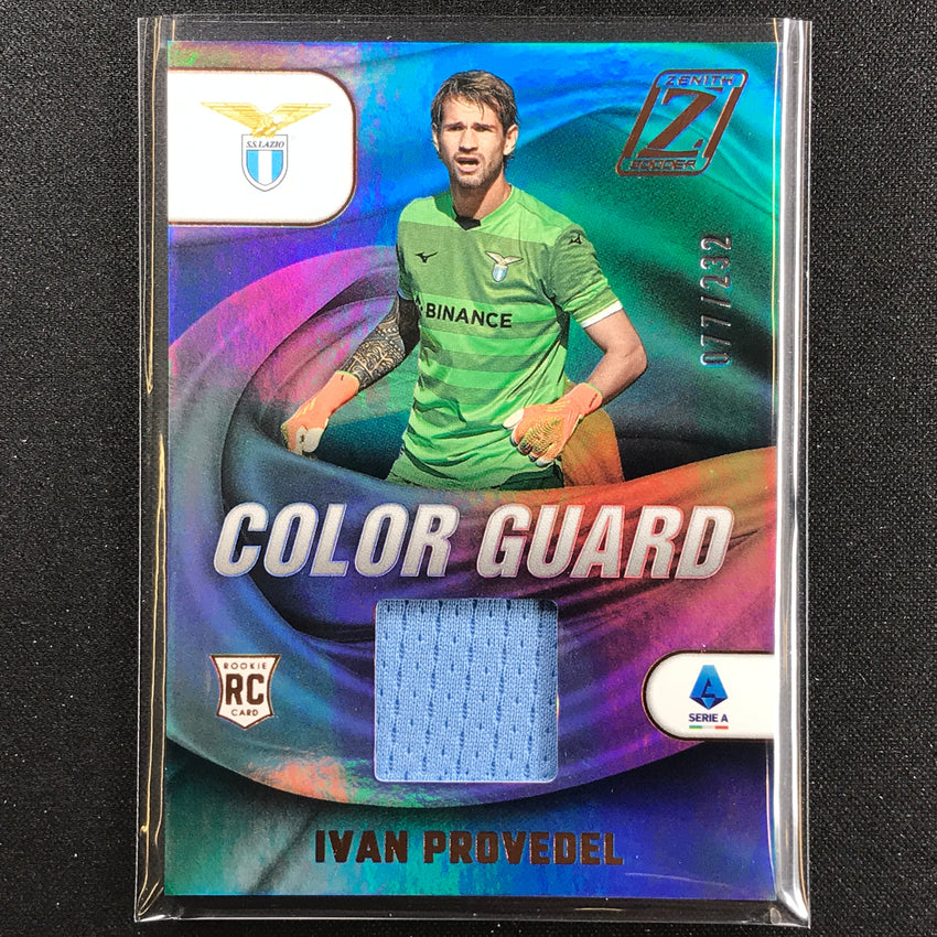 2022-23 Chronicles Serie A Ivan Provedel Zenith Color Guard Rookie Relic 77/232
