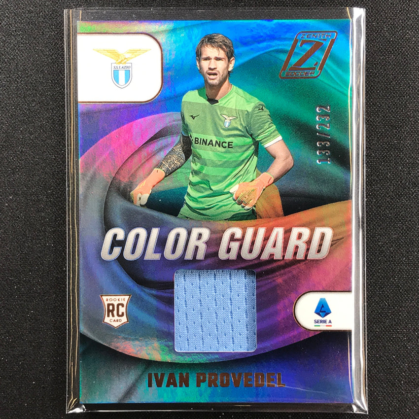 2022-23 Chronicles Serie A Ivan Provedel Zenith Color Guard Rookie Relic 133/232