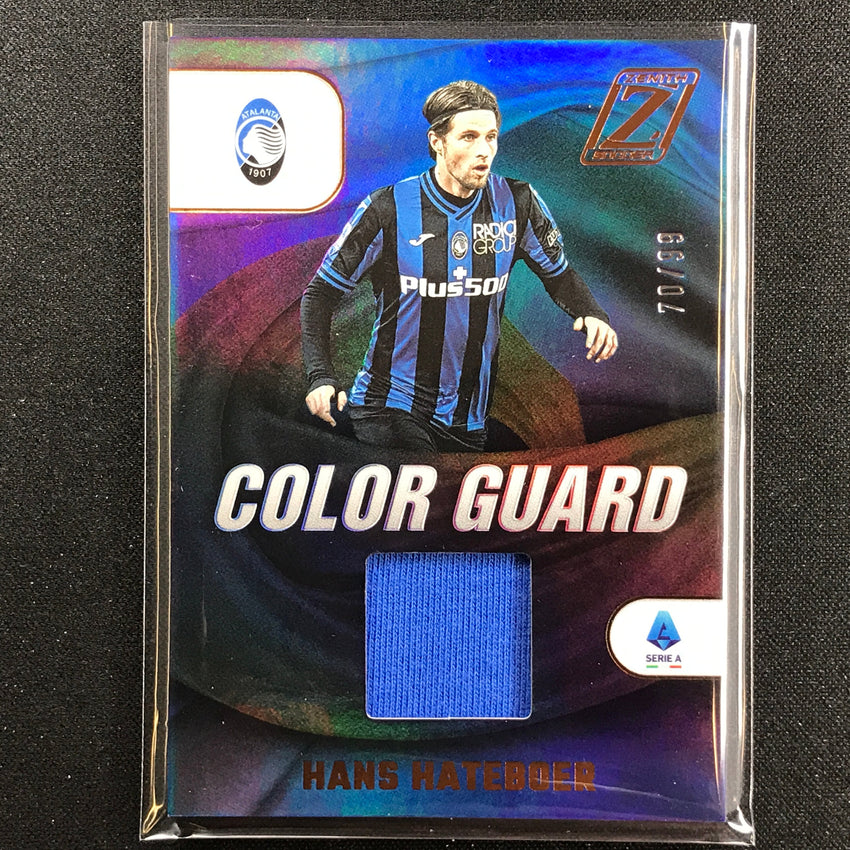 2022-23 Chronicles Serie A Hans Hateboer Zenith Color Guard Relic Bronze 70/99