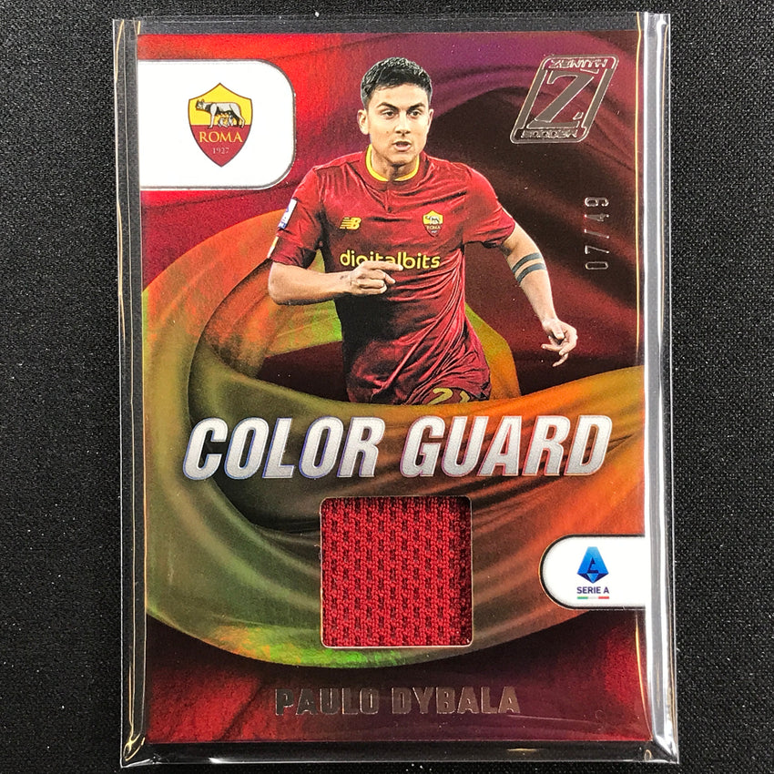 2022-23 Chronicles Serie A Paulo Dybala Zenith Color Guard Bronze Silver 7/49