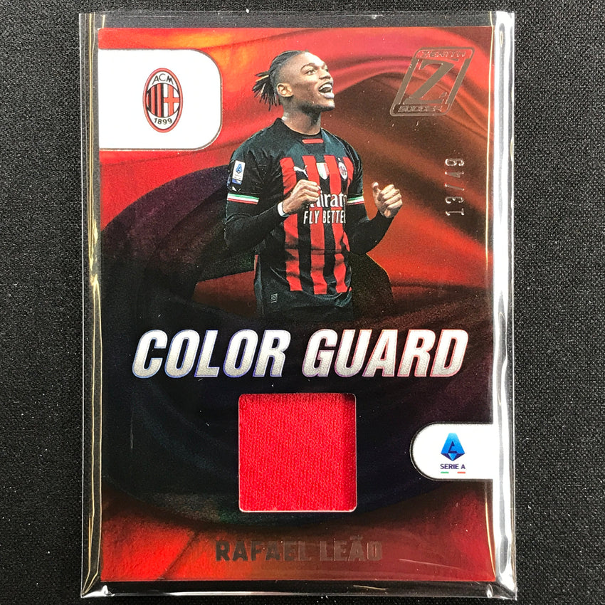 2022-23 Chronicles Serie A Rafael Leao Zenith Color Guard Relic Silver 13/49