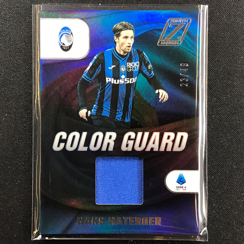 2022-23 Chronicles Serie A Hans Hateboer Zenith Color Guard Relic Silver 23/49