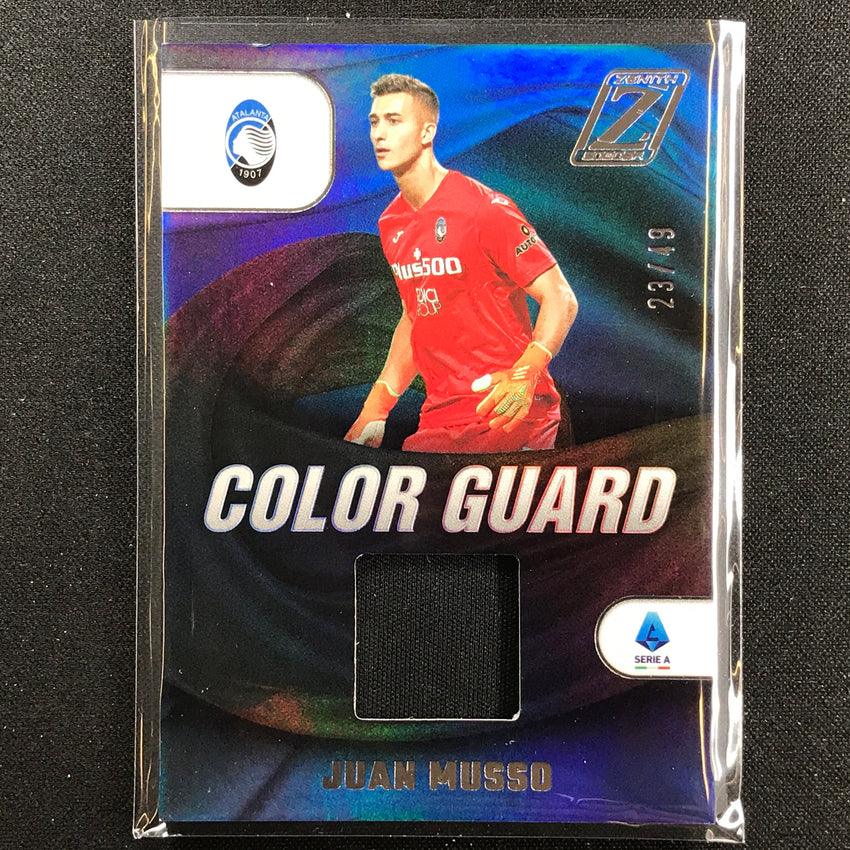 2022-23 Chronicles Serie A Juan Musso Zenith Color Guard Relic Silver 23/49