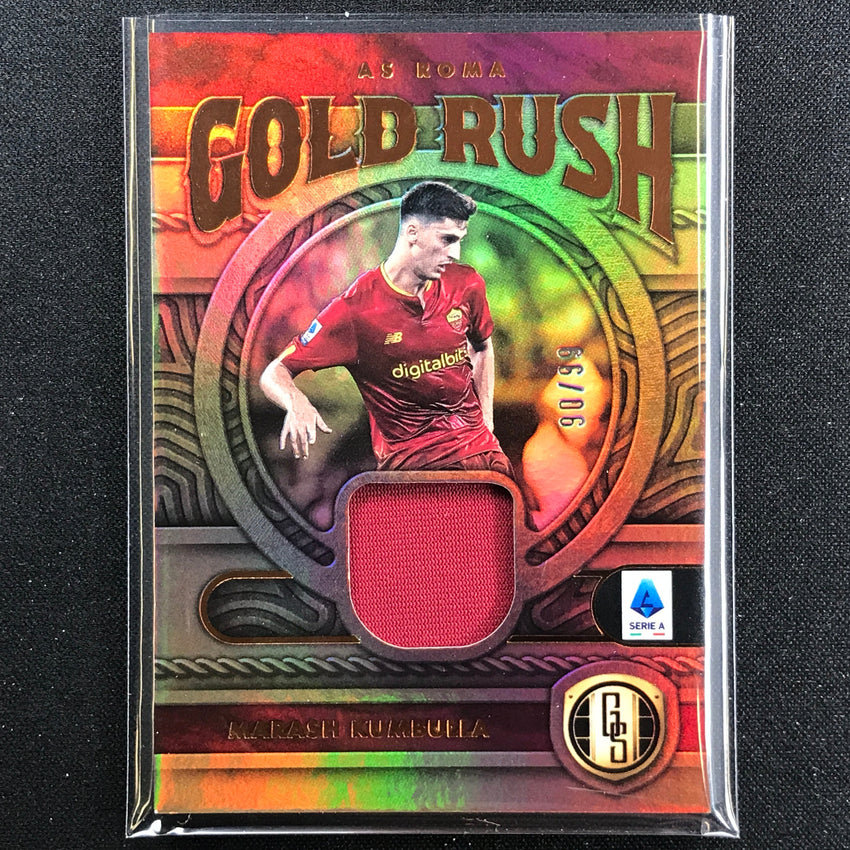 2022-23 Chronicles Serie A Marash Kumbulla Gold Standard Gold Rush Relic 90/99