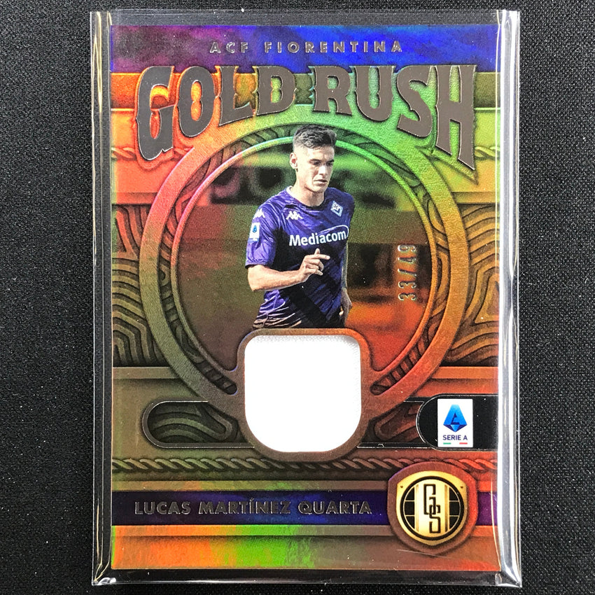 2022-23 Chronicles Serie A Lucas Martinez Quarta Gold Standard Rush Relic 33/49