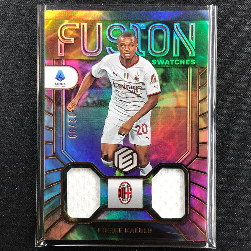 2022-23 Chronicles Serie A Pierre Kalulu Elements Fusion Swatches Relic 2/99