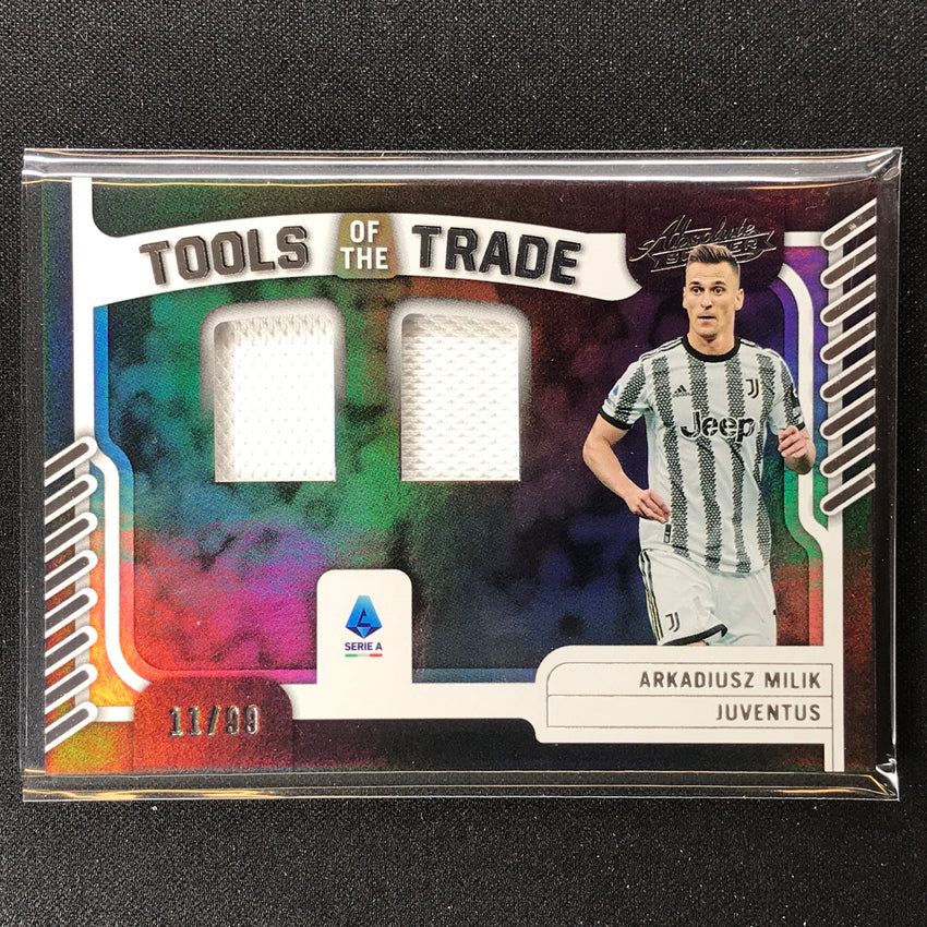 2022-23 Chronicles Serie A Arkadiusz Milik Absolute Tools Trade Dual Relic 11/99