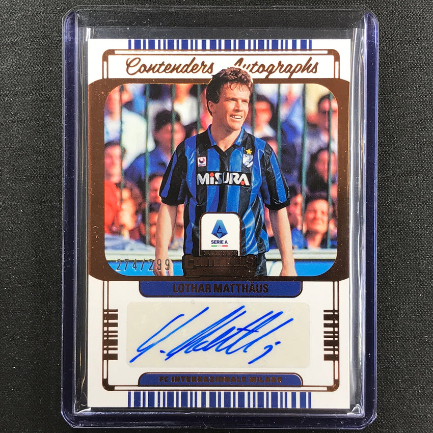 2022-23 Chronicles Serie A Lothar Matthaus Contenders Auto Bronze 274/299
