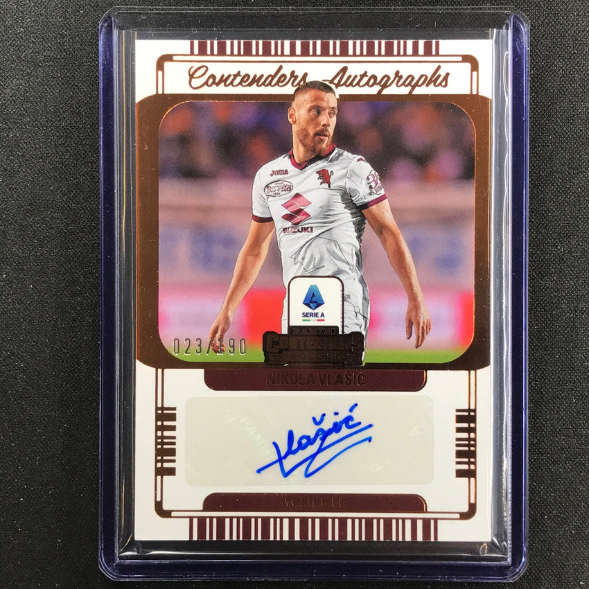 2022-23 Chronicles Serie A Nikola Vlasic Contenders Auto Bronze 23/190