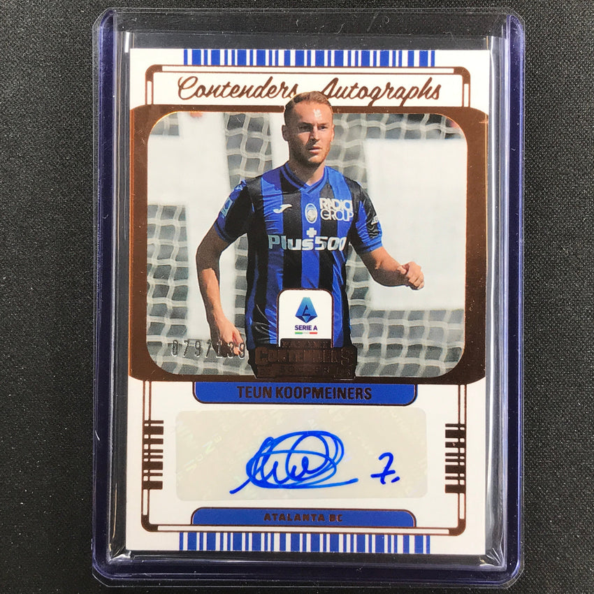 2022-23 Chronicles Serie A Teun Koopmeiners Contenders Auto Bronze 79/139