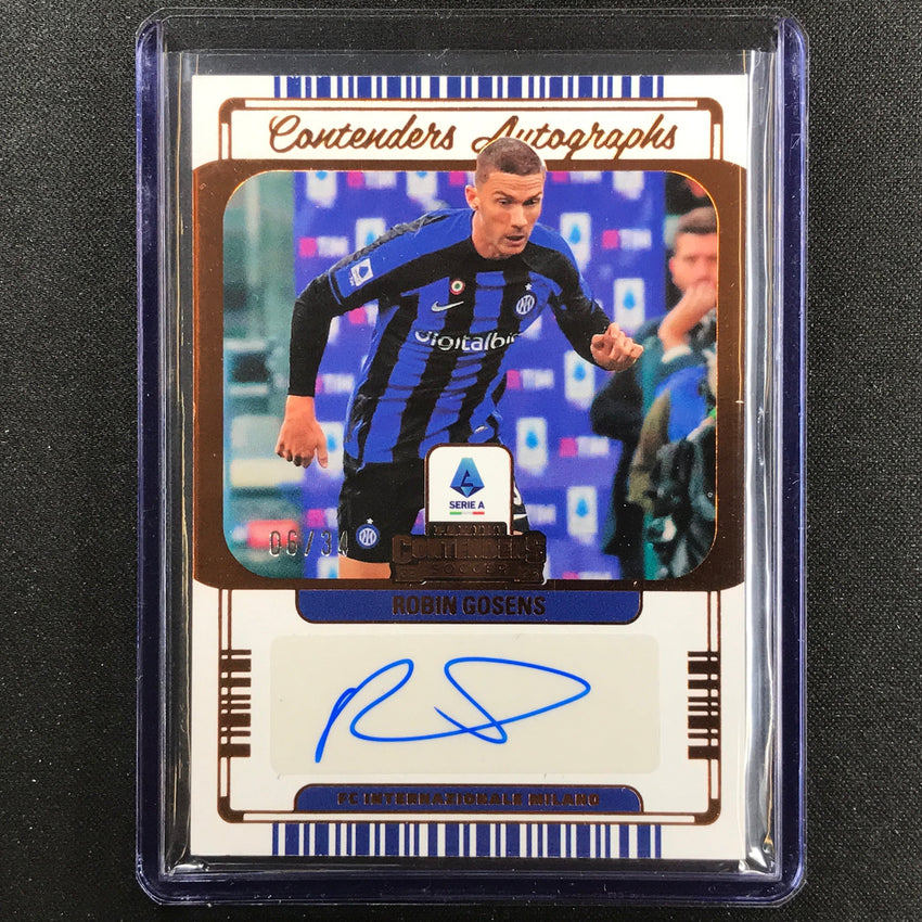 2022-23 Chronicles Serie A Robin Gosens Contenders Auto Bronze 6/34