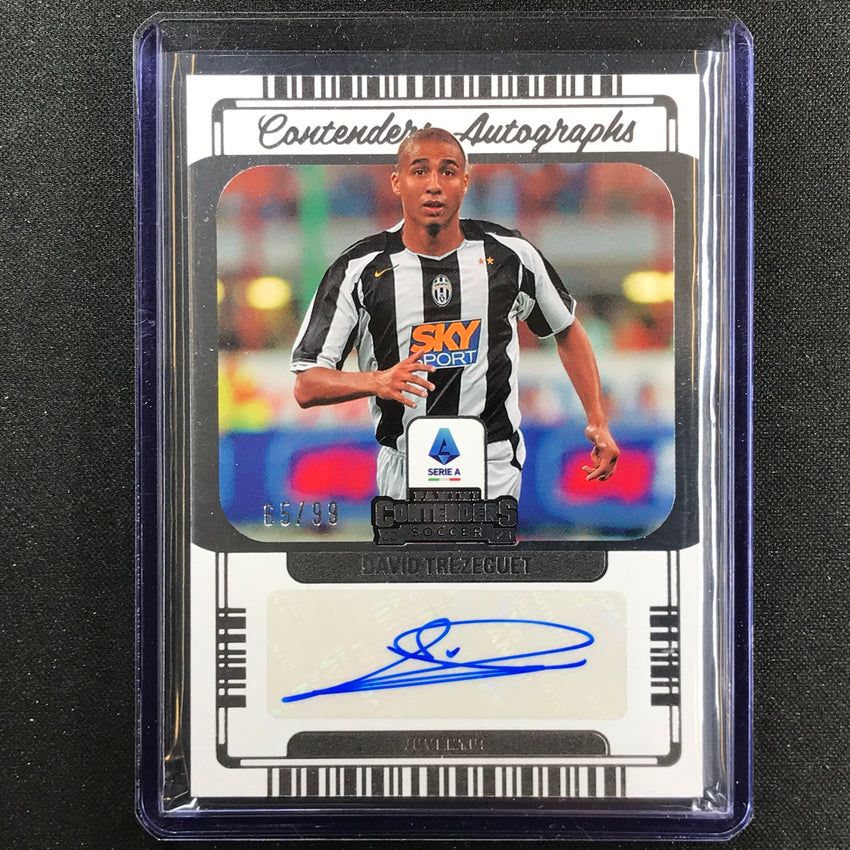2022-23 Chronicles Serie A David Trezeguet Contenders Auto Silver 65/99