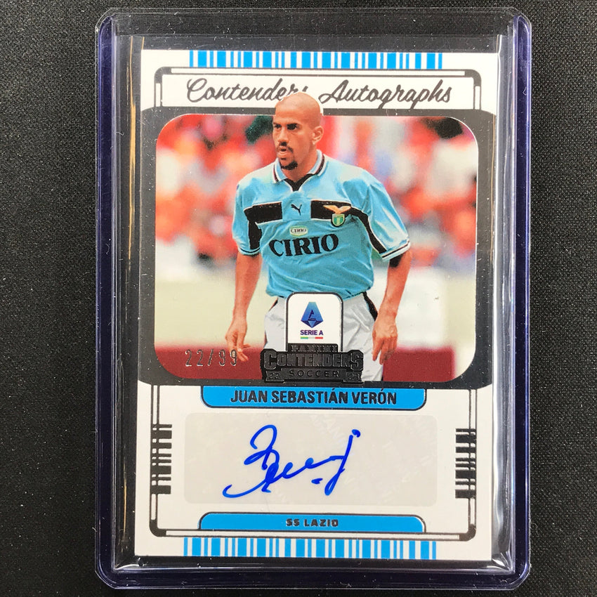 2022-23 Chronicles Serie A Juan Sebastian Veron Contenders Auto Silver 22/99