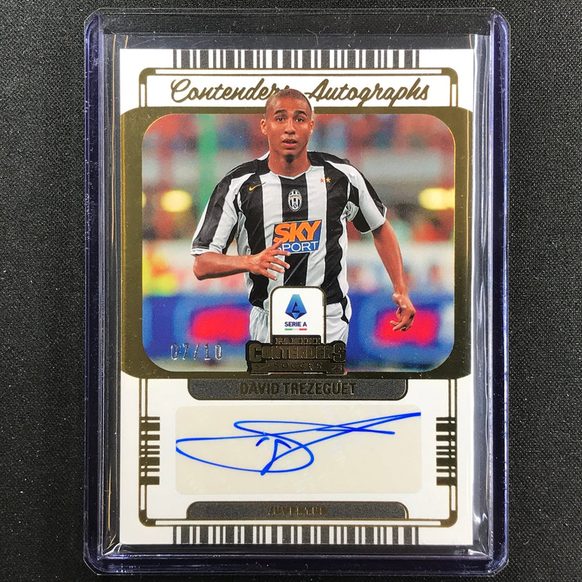 2022-23 Chronicles Serie A David Trezeguet Contenders Auto Gold 7/10