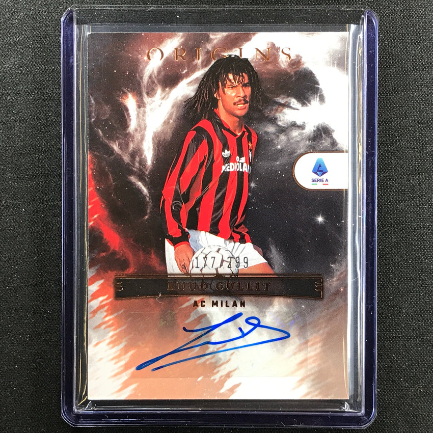 2022-23 Chronicles Serie A Ruud Gullit Origins Auto Bronze 177/299