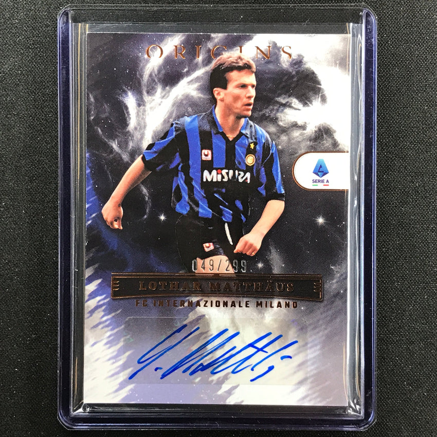 2022-23 Chronicles Serie A Lothar Matthaus Origins Auto Bronze 49/299
