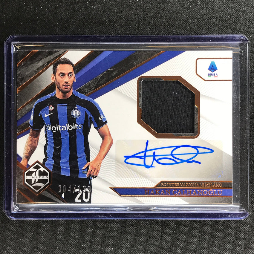 2022-23 Chronicles Serie A Hakan Calhanoglu Limited Relic Auto Bronze 104/139