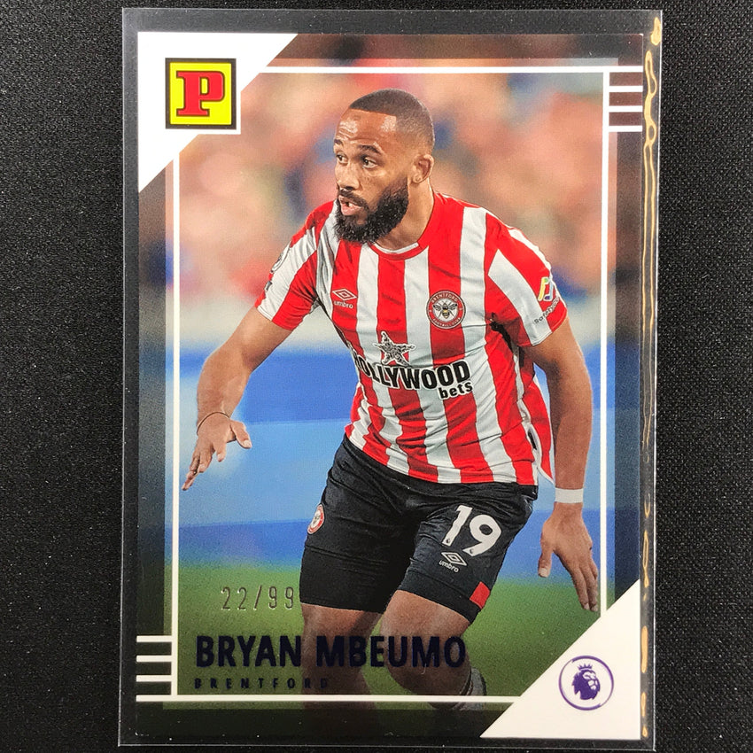 2022-23 Chronicles Epl Bryan Mbeumo Base Set Panini Blue 22/99