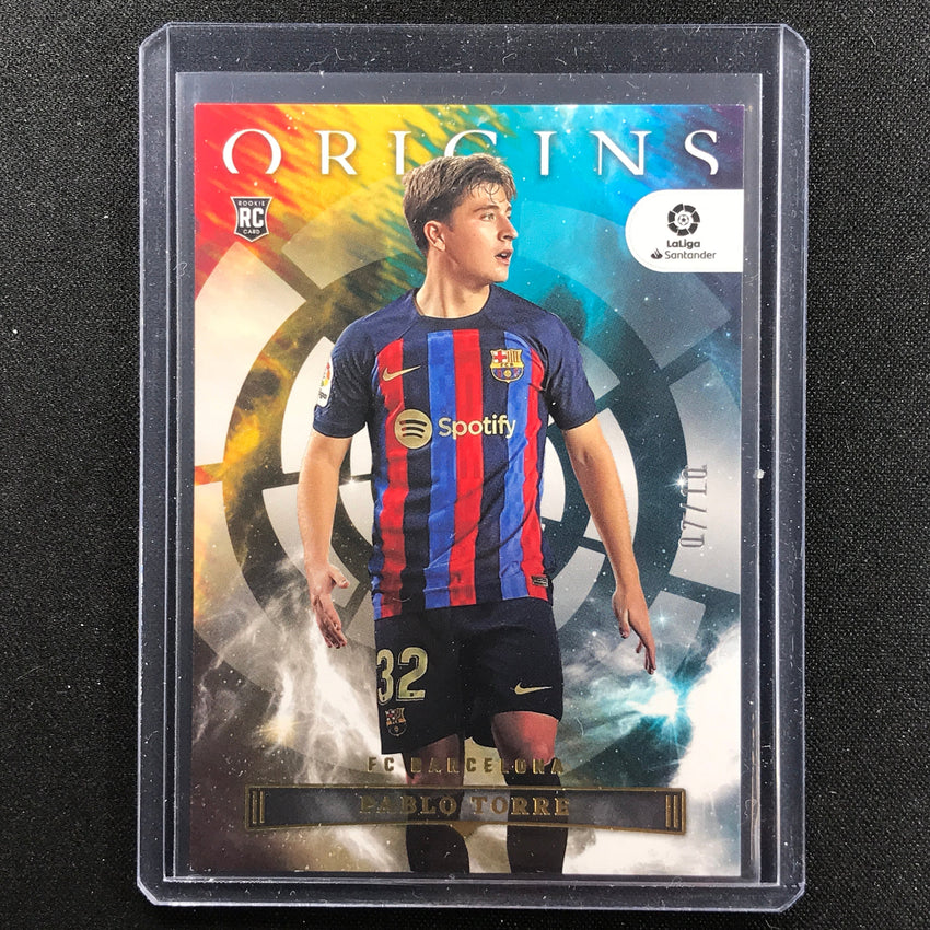 2022-23 Chronicles La Liga Pablo Torre Origins Rookie Gold 7/10