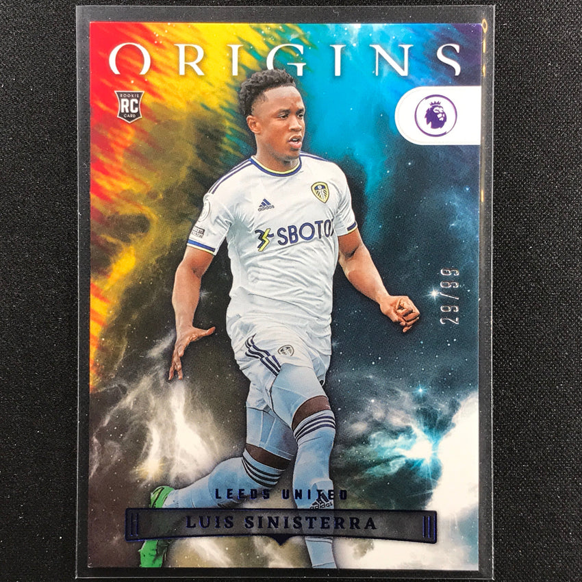 2022-23 Chronicles Epl Luis Sinisterra Origins Rookie Blue 29/99