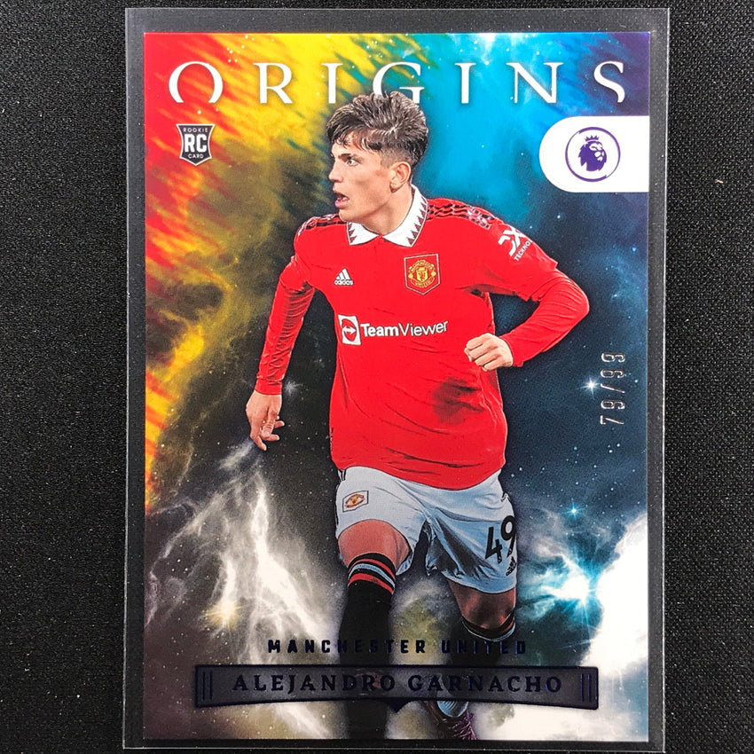 2022-23 Chronicles Epl Alejandro Garnacho Origins Rookie Blue 79/99