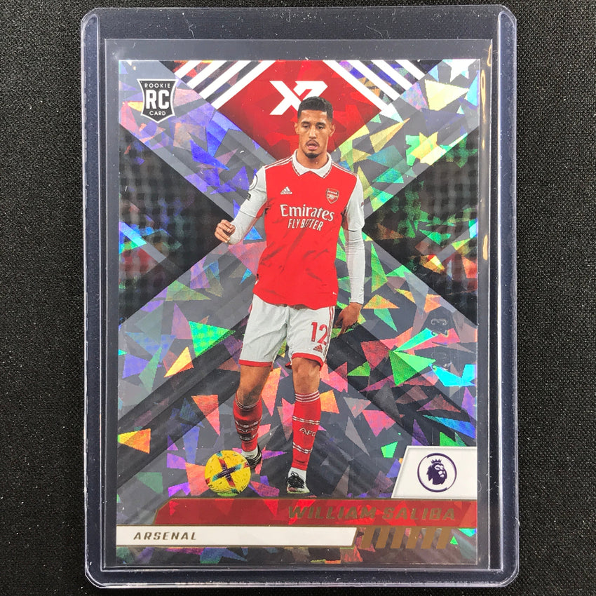 2022-23 Chronicles Epl William Saliba Xr Rookie Cracked Ice 20/23